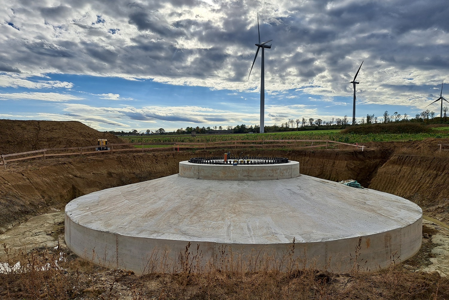 Windpark Sigleß-Pöttelsdorf: Fundamente für die Energiezukunft sind gelegt